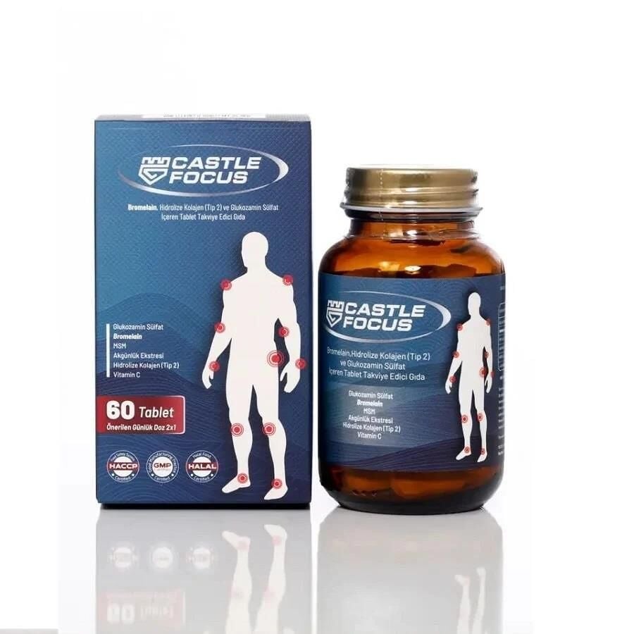Asko Ilac Castle Focus Joint Support Supplement 60 Tablets