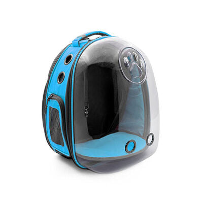 Cattie Blue Mesh Astronaut Cat Carrier Backpack 25x60x40 cm