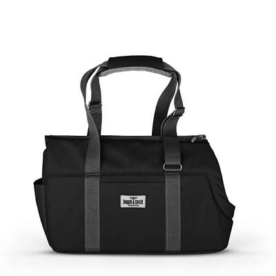 Cattie Black Bungalow Pet Carrier for Cats and Small Dogs 50cm