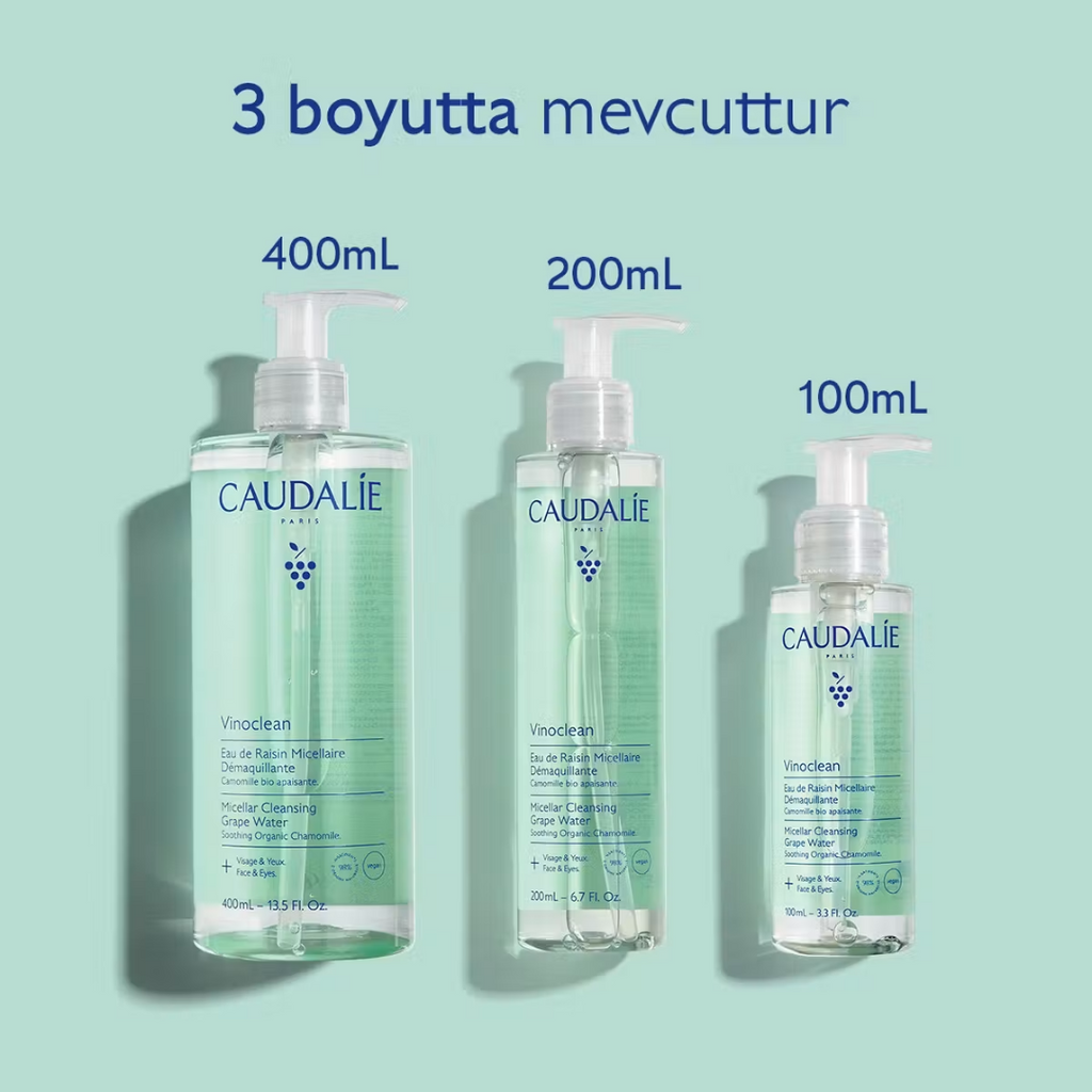 Caudalie Vinoclean Micellar Cleansing Water for Sensitive Skin 100ml