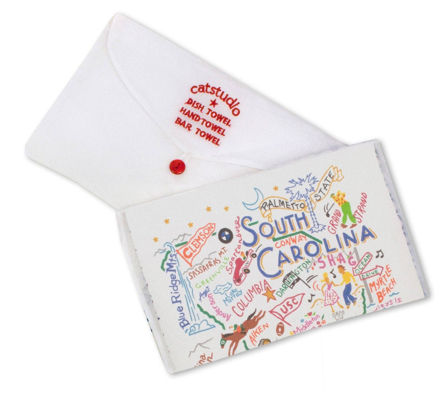 catstudio - South Carolina State Dish Towel