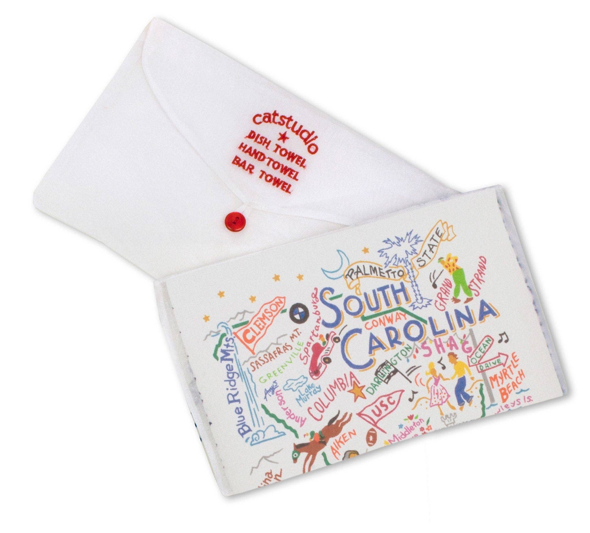 catstudio - South Carolina State Dish Towel