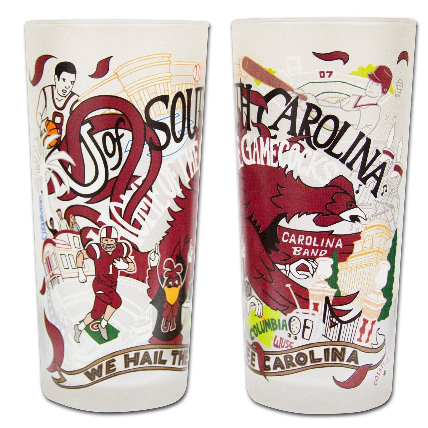 catstudio - South Carolina, University of Collegiate Drinking Glass