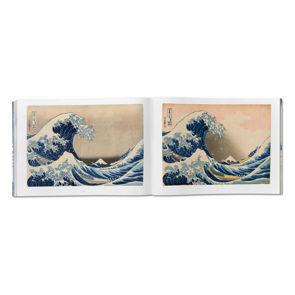 Hokusai. Thirty-six Views of Mount Fuji (German, French, English)