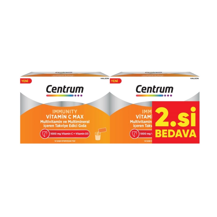 Centrum Immunity Vitamin C MAX High Potency Support 28 Sachets