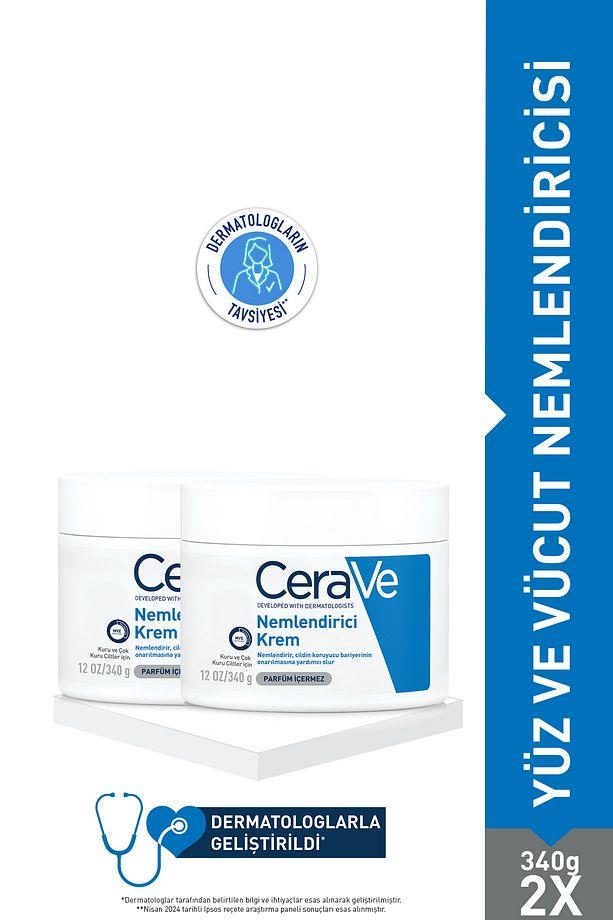 CeraVe Moisturizing Cream for Face & Body Duo 2 x 340g