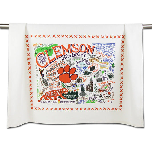 catstudio - Clemson University Collegiate Dish Towel