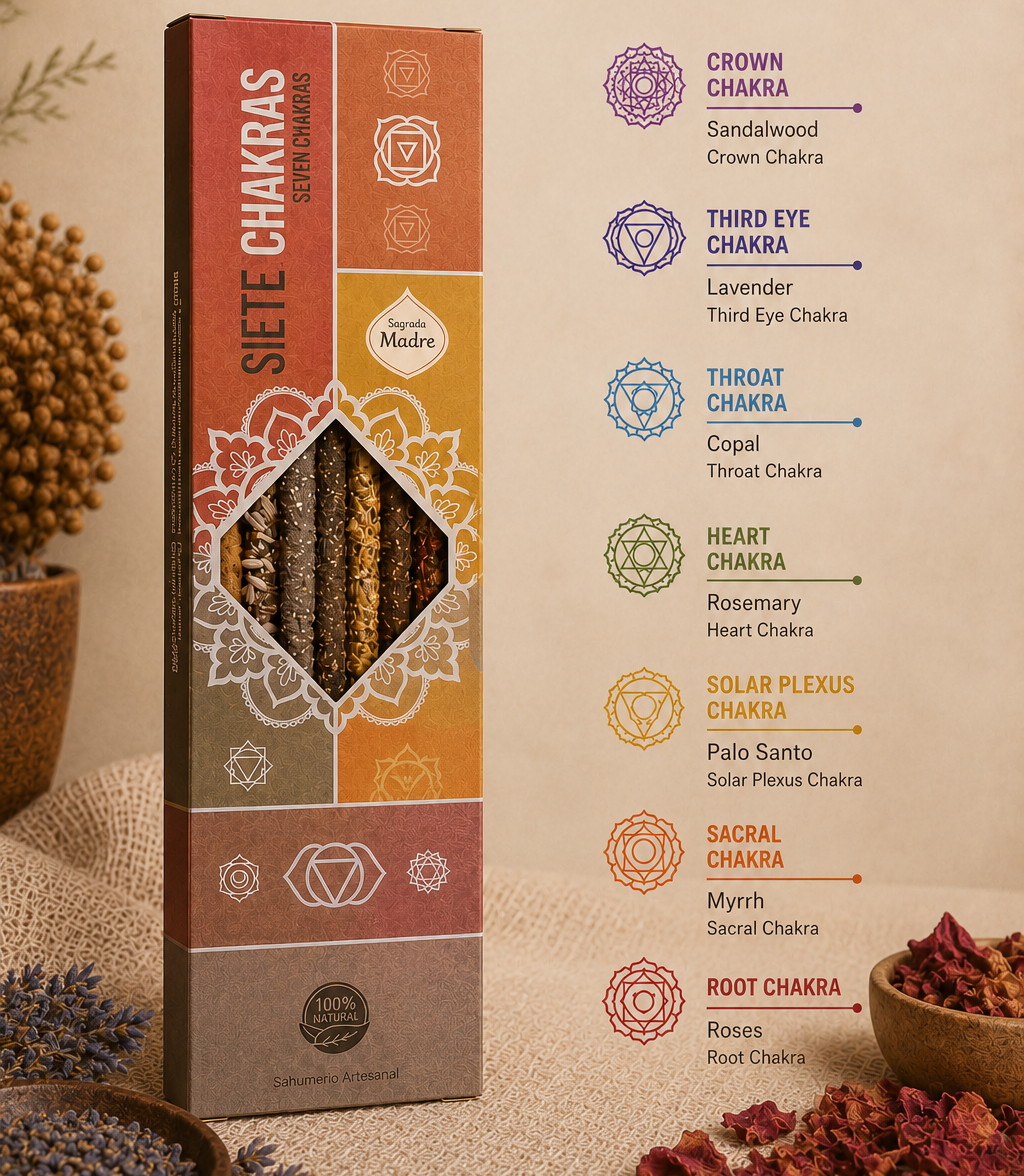 7 Chakra Incense Collection | Variety