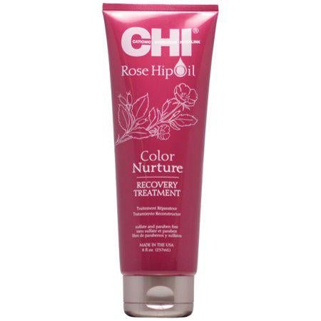 CHI Rose Hip Oil Color Nurture Recovery Hair Treatment, 8 oz