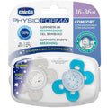 Chicco Physio Forma Comfort Silicone Pacifier for Boys 16-36M 2-Pack