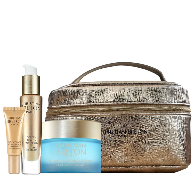 Christian Breton Anti-Aging Skincare Set with Repair Cream & Serum