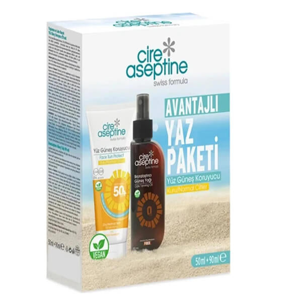 Cire Aseptine Summer Duo Sunscreen & Bronzing Oil Set