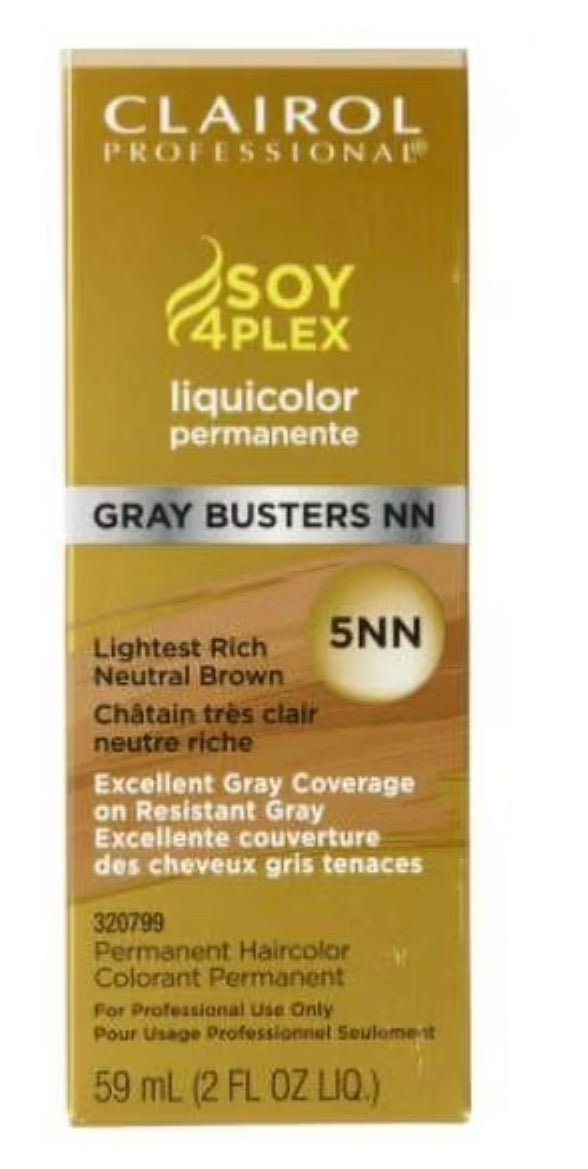 Clairol Professional Permanent Liquicolor for Dark Hair Color, 5NN Lightest Neutral Brown