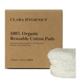 Clara Hygienics Reusable Organic Cotton Makeup Pads 3 Count