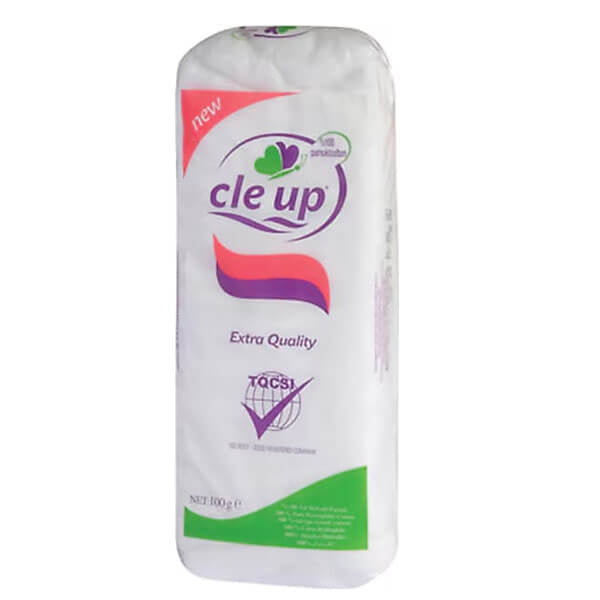 Cle Up Soft Cotton Wool for Daily Beauty Care 100g