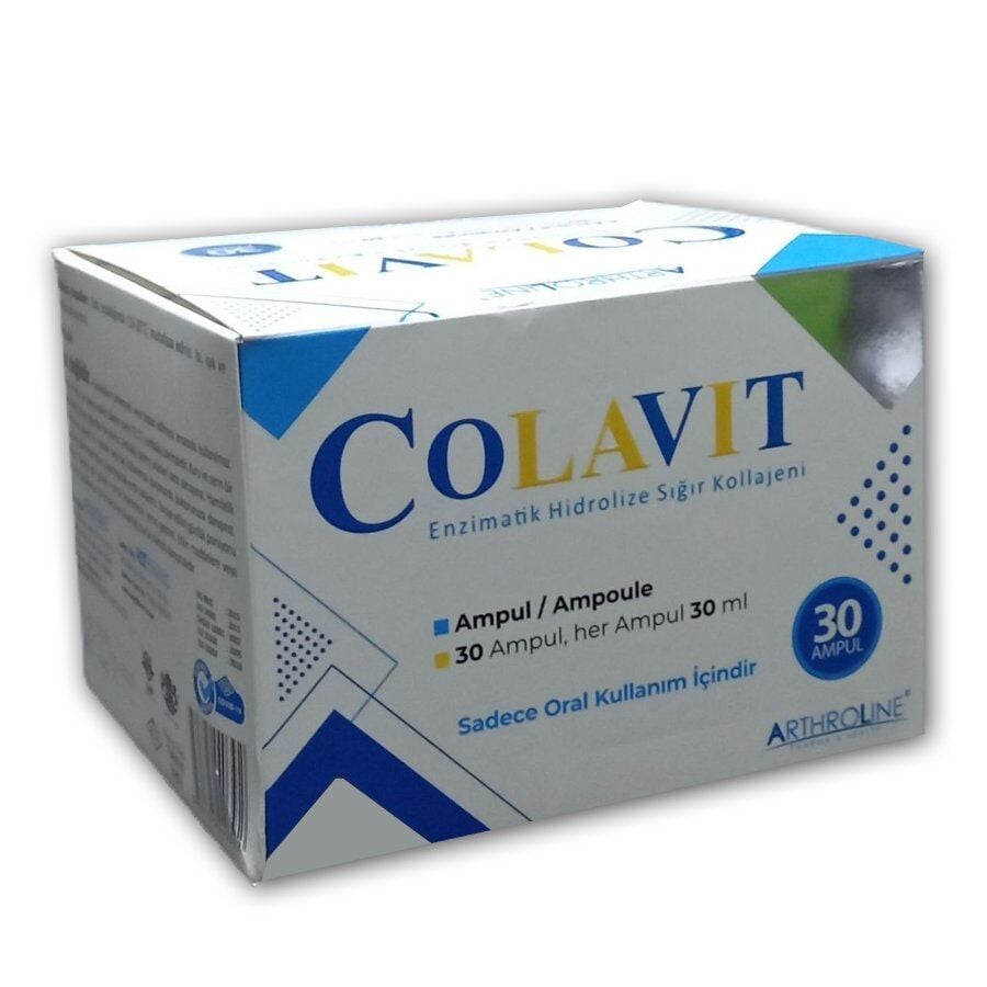 Arthroline Colavit Hydrolyzed Bovine Collagen Supplement 30 Vials