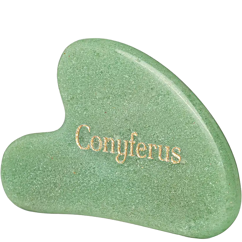 Conyferus ZenGlow Aventurine Gua Sha Stone for Facial Massage