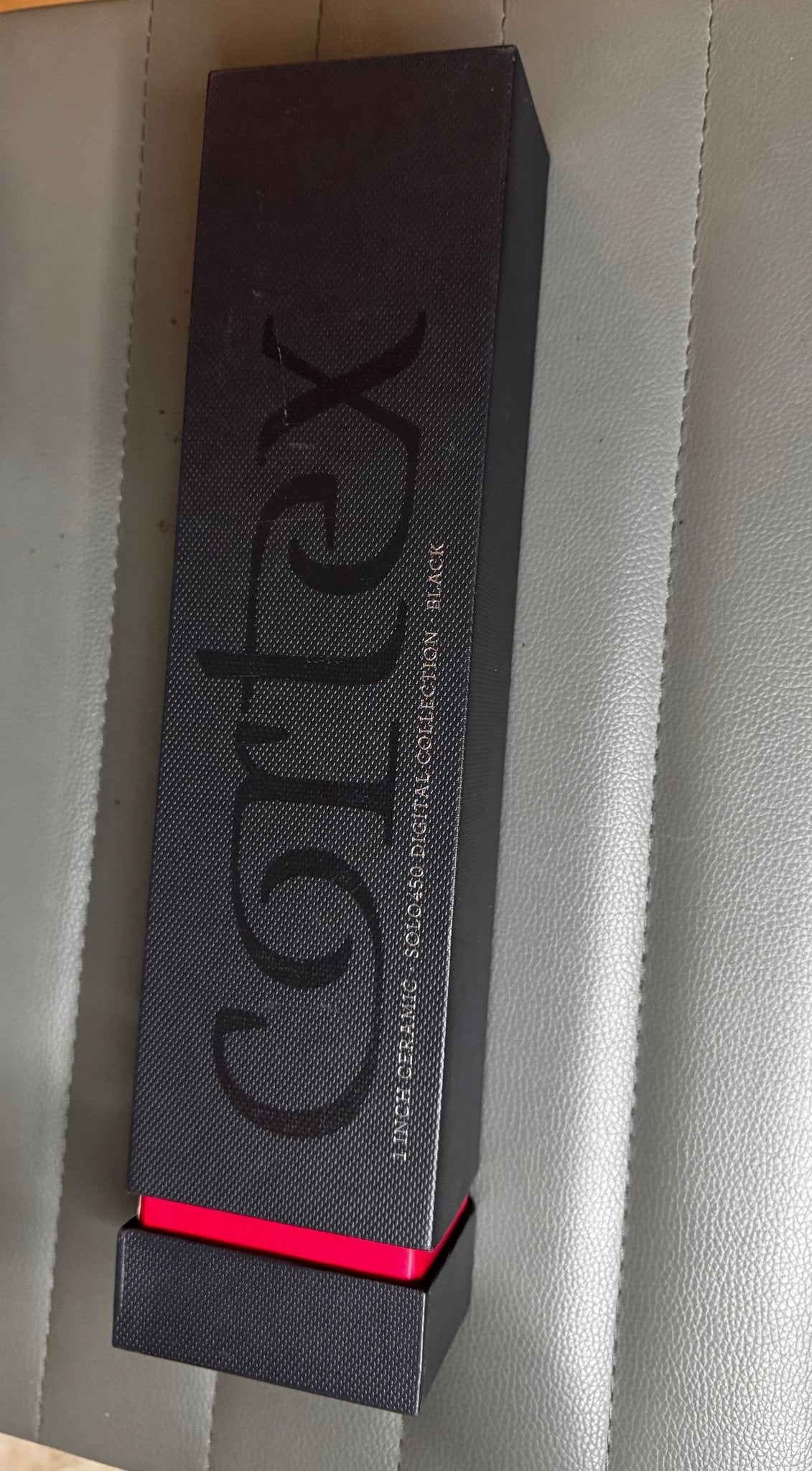 Cortex Solo Ceramic Flat Iron Hair Straightener, 1-Inch, Black