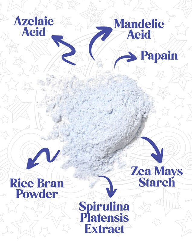 Cosmed Beauty Squad Blue Moon Dust Brightening Enzyme Powder 55g