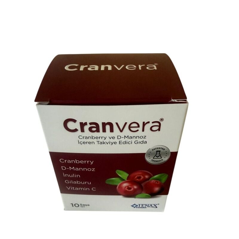 Tenax Pharma Cranvera Supplement with D-Mannose 10 Sachets