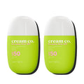 Cream Co. Everyday Pink SPF 50 Set Brightening Sunscreen 2x40ml