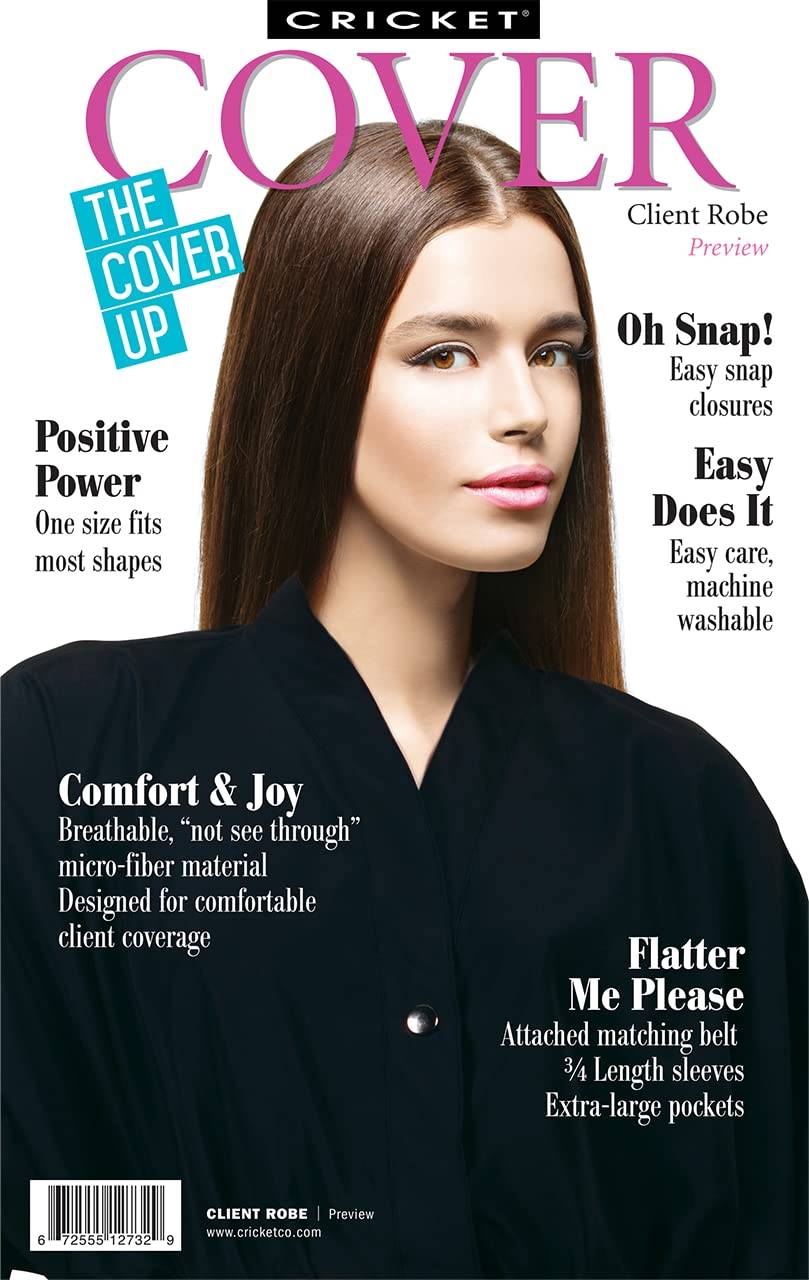 Cricket Preview Stylist Microfiber Cover-Up, Black