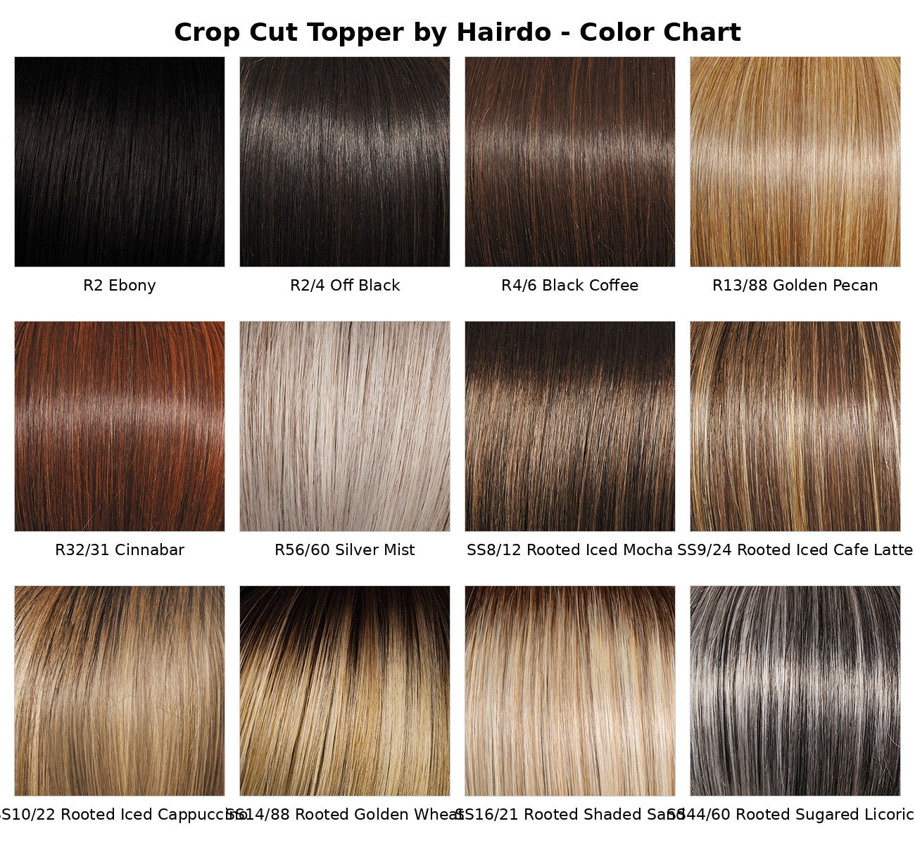 Hairdo Crop Cut Topper Hair Topper