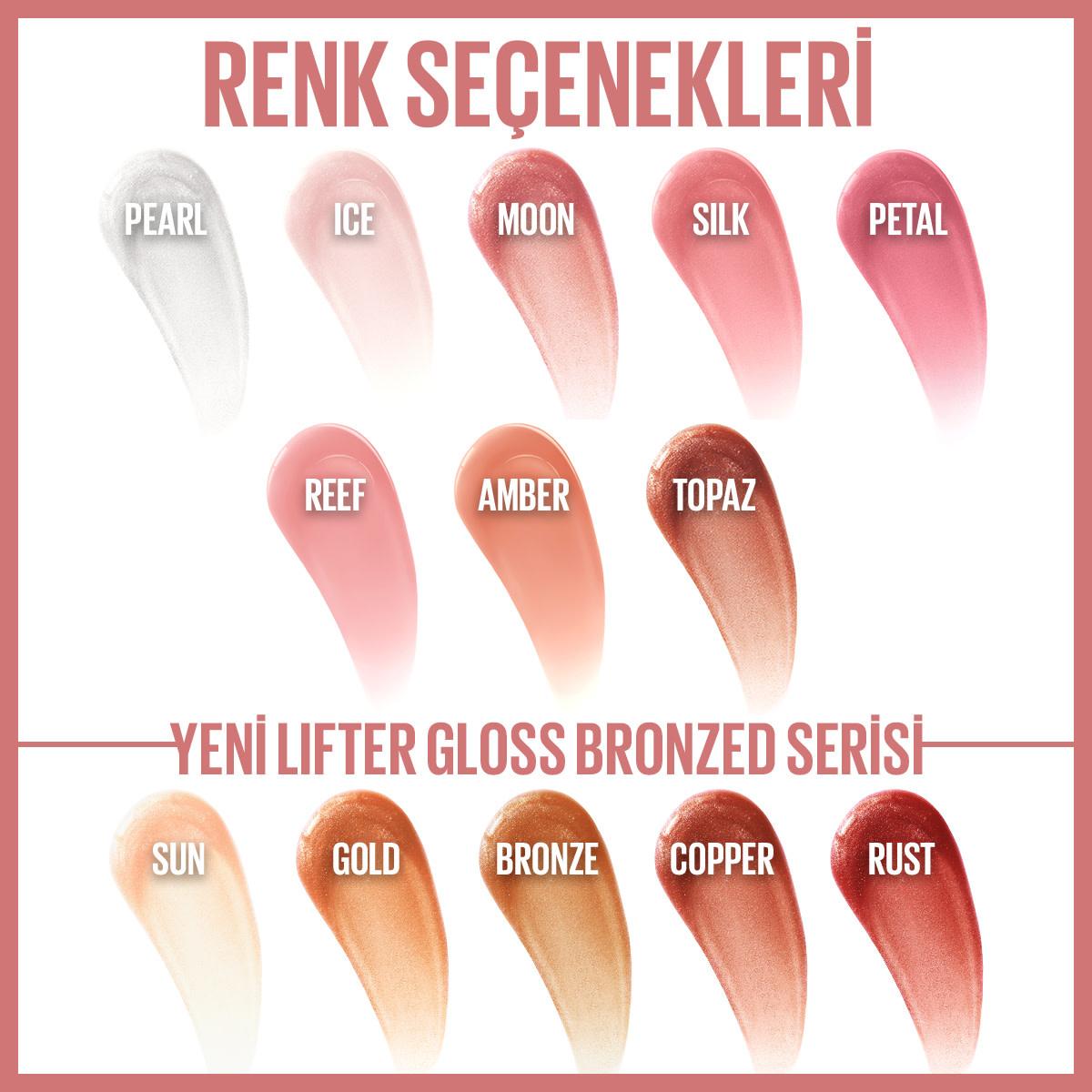 Maybelline New York Lifter Gloss - Moisturizing Hyaluronic Acid Lip Gloss with Lifting Effect, Non-Sticky Formula