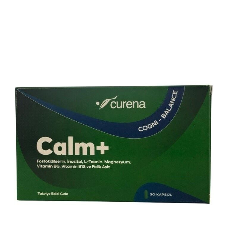 Curena Cogni Balance Calm Focus Support Supplement 30 Capsules
