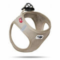 Curli Cord Vest Dog Harness Tan Comfort Fit 3XS
