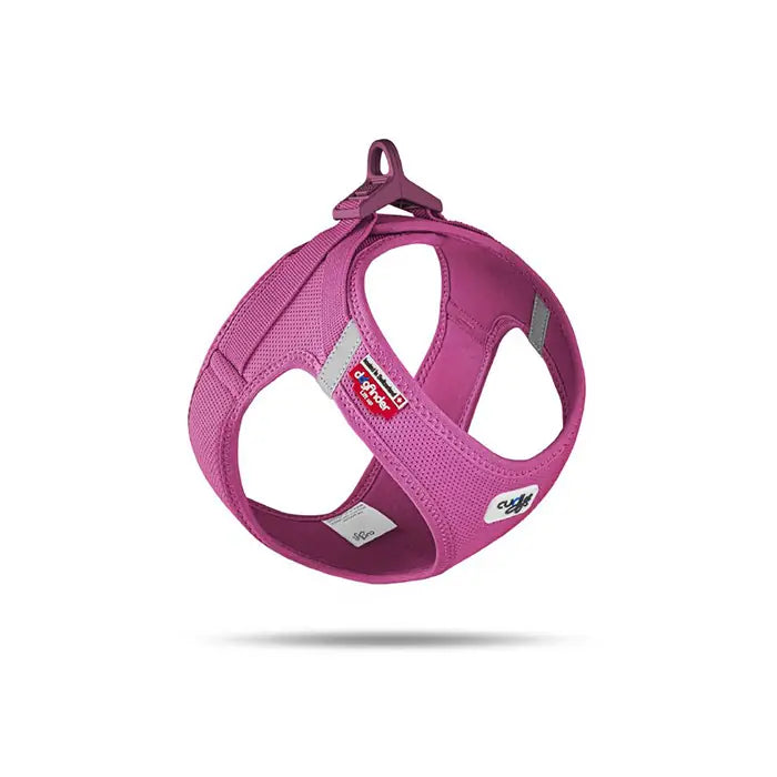 Curli Vest Harness Clasp Air-Mesh Dog Harness Fuchsia Medium