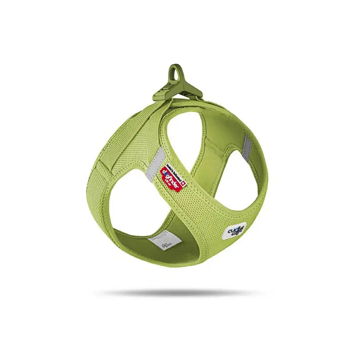 Curli Vest Harness Clasp Air-Mesh Dog Harness Lime Medium