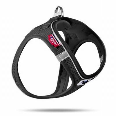 Curli Magnetic Vest Air-Mesh Dog Harness Black 2XS
