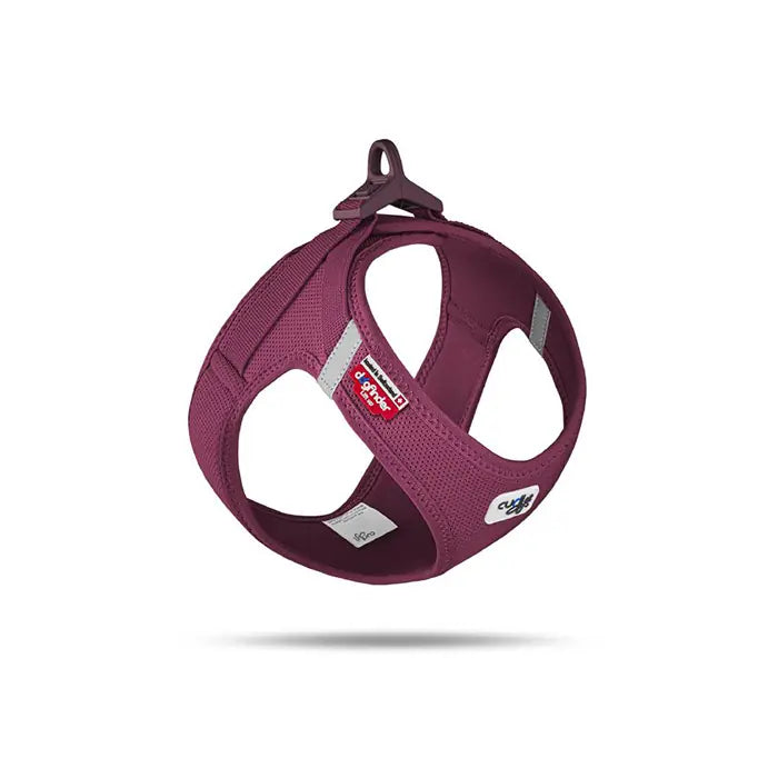 Curli Vest Harness Clasp Air-Mesh Dog Harness Ruby Medium