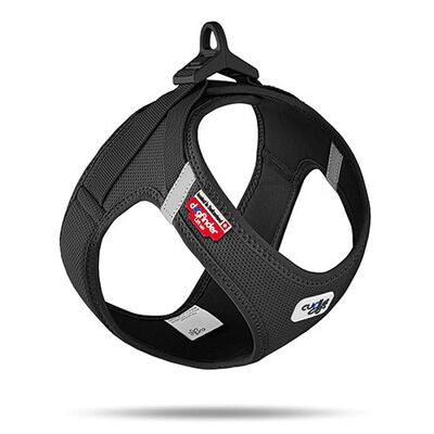 Curli Vest Harness Air-Mesh Black Lightweight Dog Harness Large