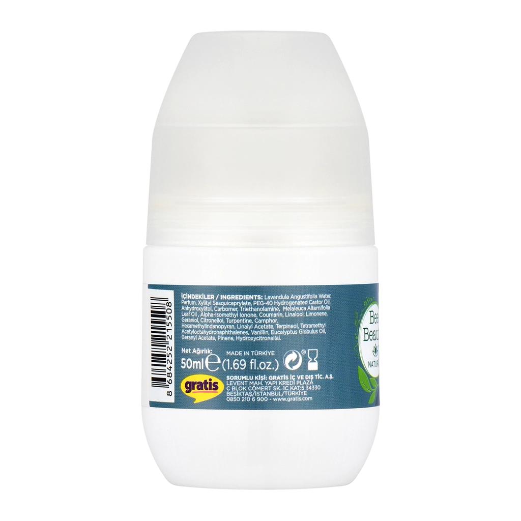 Bee Beauty Freshy Free Natural Deodorant Roll-On for Women, 50 ml