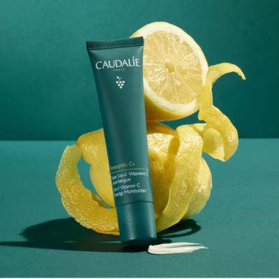Caudalie Vegan Moisturizer with C Vitamin & Hyaluronic Acid - Anti-Aging Hydration for All Skin Types