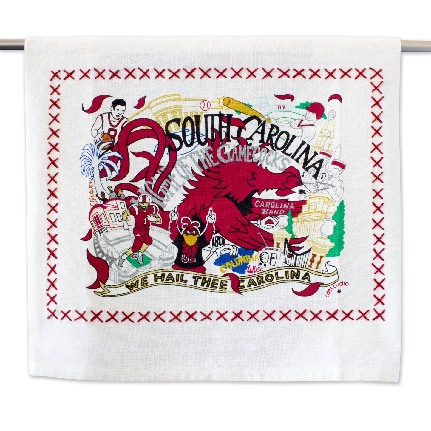 South Carolina Gamecock, University of Collegiate Dish Towel