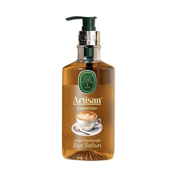 Eyup Sabri Tuncer Cappuccino Scented Liquid Hand Soap: Moisturizing Olive Oil & Vitamin E, Gourmet Sıvı Sabun - 600 ml