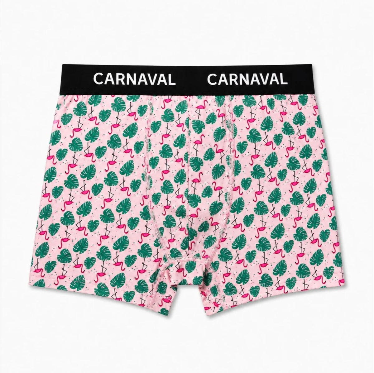 Carnaval Socks Flamingo Pattern Boxer Briefs Large 1 Count