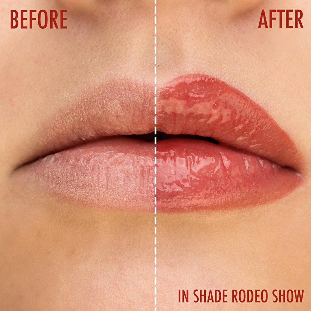 theBalm Instant Plump Your Pucker Lip Gloss: Volumizing, Hydrating, Non-Sticky Formula with Jojoba & Avocado Oil - Howdy Honey Shade