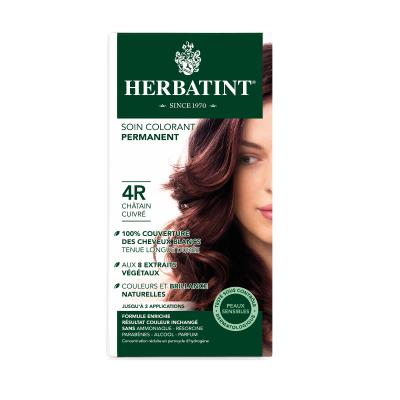 Herbatint Copper Chestnut 4R Hair Dye: Natural, Ammonia, Paraben & Alcohol-Free Coloring for Sensitive Scalp & Gray Coverage