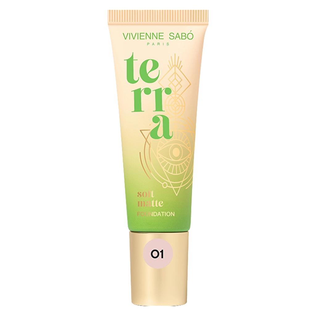 Vivienne Sabo Terra Matte Foundation Full Coverage 01 Light Beige