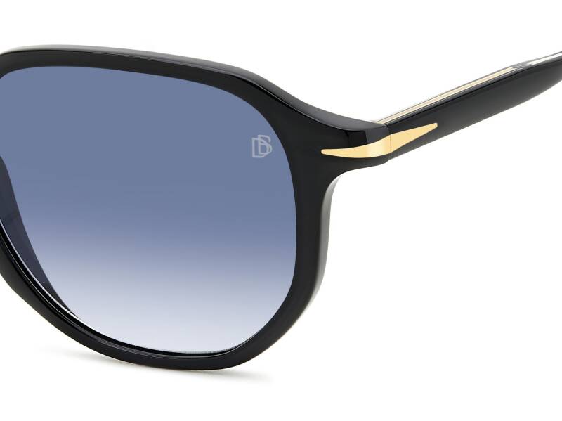 David Beckham DB 1140/S Blue Square Sunglasses 50mm