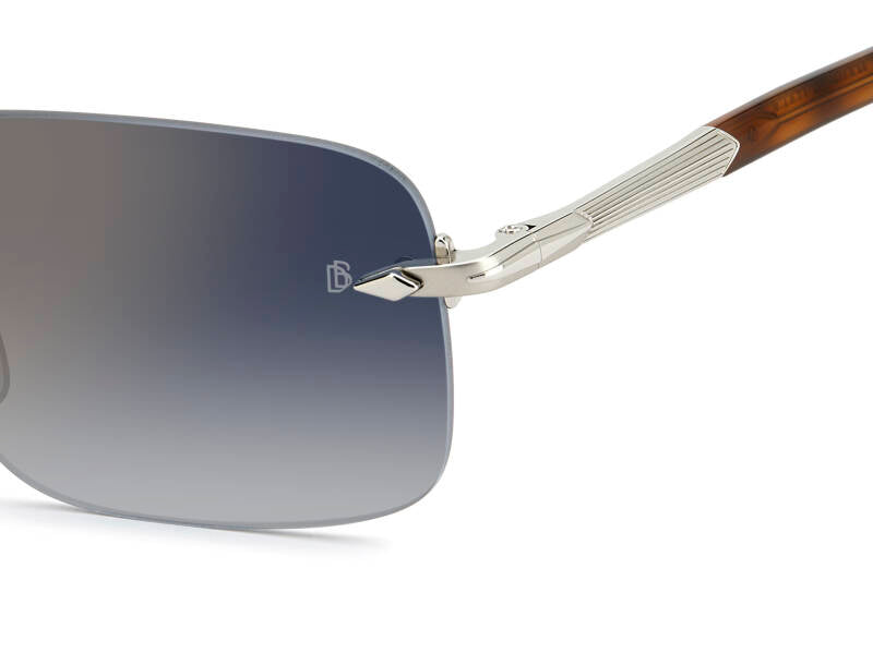 David Beckham DB 1195/S Blue Square Men's Sunglasses 57mm