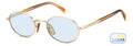 David Beckham DB 1196/S Blue Square Men's Sunglasses 52mm