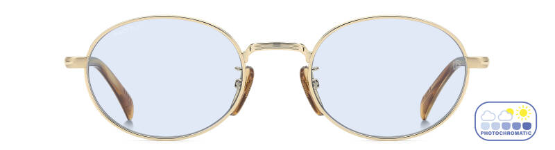 David Beckham DB 1196/S Blue Square Men's Sunglasses 52mm