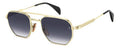 David Beckham DB 1229/S Men's Classic Square Sunglasses 52mm