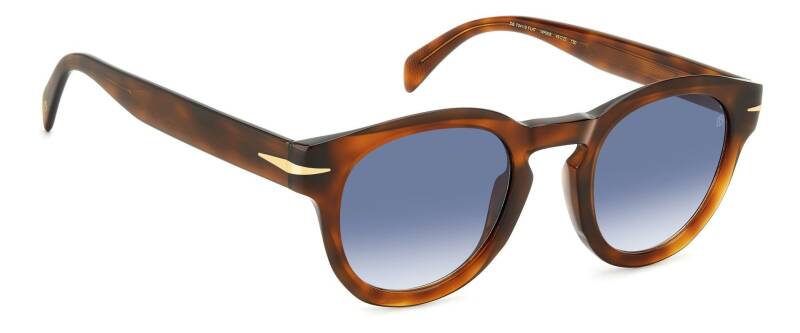 David Beckham DB 7041/S Flat Blue Square Men's Sunglasses