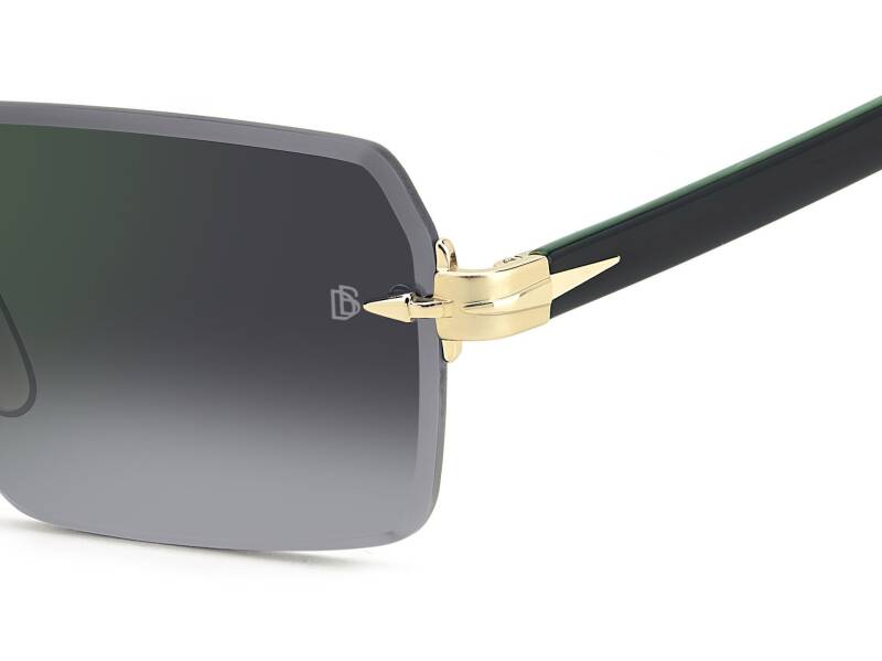 David Beckham DB 7109/S Grey Men's Square Sunglasses 56mm